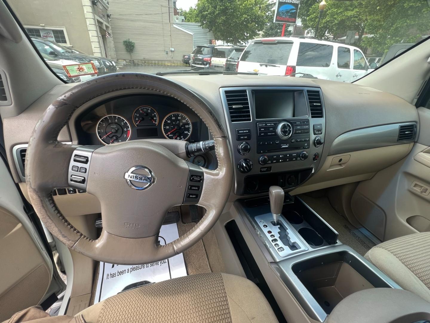 2008 White /beige Nissan Armada LE 4WD (5N1AA08C48N) with an 5.6L V8 DOHC 32V engine, located at 1018 Brunswick Ave, Trenton, NJ, 08638, (609) 989-0900, 40.240086, -74.748085 - This Nissan Armada has just been serviced and is ready to go! Very Clean and available for delivery right away! - Photo#6